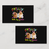 Kinder mit meinen Bunnies Niedliche Hunde Spitz Visitenkarte (Vorne/Hinten)