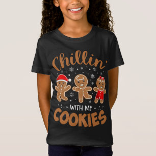 Kinder mit meinen Cookies Lebkuchen Frauen Christm T-Shirt