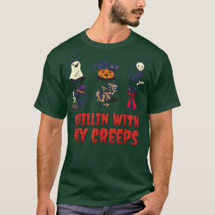 Kinder mit meinen Creeps Cat Serienmörder Hallowee T-Shirt