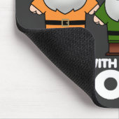 Kinder mit meinen Gnomen Mousepad (Ecke)