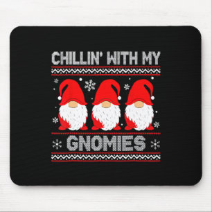 Kinder mit meinen Gnomen passen Weihnachten Mousepad