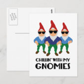 Kinder mit meinen Gnomen Postkarte (Vorne/Hinten)