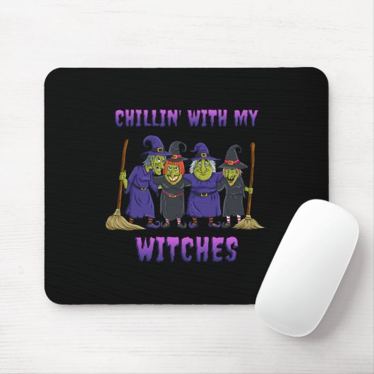 Kinder mit meinen Hexen Halloween Spaß Mousepad (Mit Mouse)