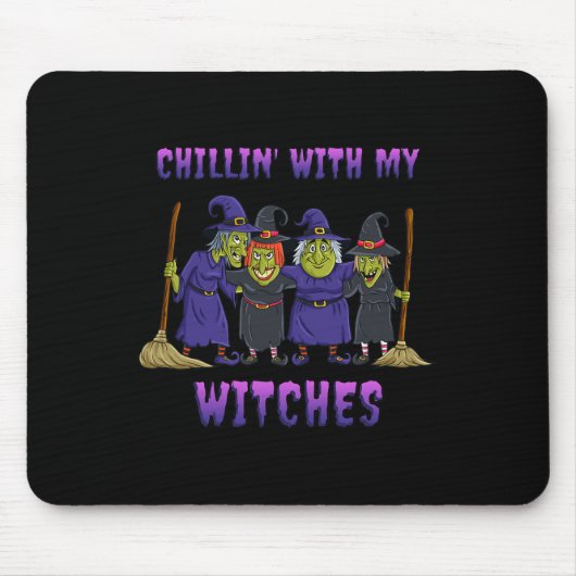 Kinder mit meinen Hexen Halloween Spaß Mousepad (Vorne)