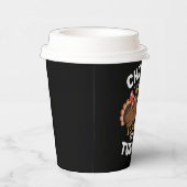 Kinder mit meinen Truthühner-Erntedank-Familienspe Pappbecher (Rechts)