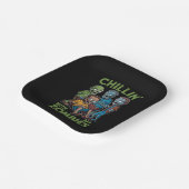 Kinder mit meinen Zombien Halloween Jungen Kinder Pappteller (Gewinkelt)