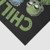 Kinder mit meinen Zombien Halloween Jungen Kinder  Seidenpapier (Detail)