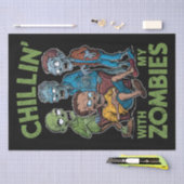 Kinder mit meinen Zombien Halloween Jungen Kinder  Seidenpapier (Handwerk)