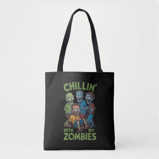 Kinder mit meinen Zombien Halloween Jungen Kinder  Tasche (Vorderseite)
