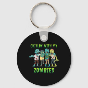 Kinder mit meinen Zombies Halloween Jungs Spaß Schlüsselanhänger