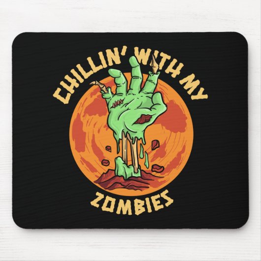 Kinder mit meinen Zombies Mousepad (Vorne)