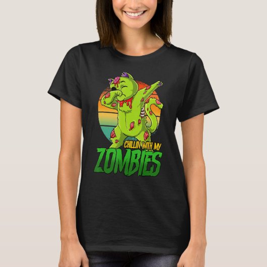 Kinder mit meinen Zombies T-Shirt (Vorderseite)