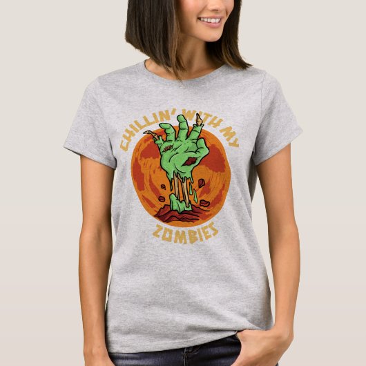 Kinder mit meinen Zombies T-Shirt (Vorderseite)