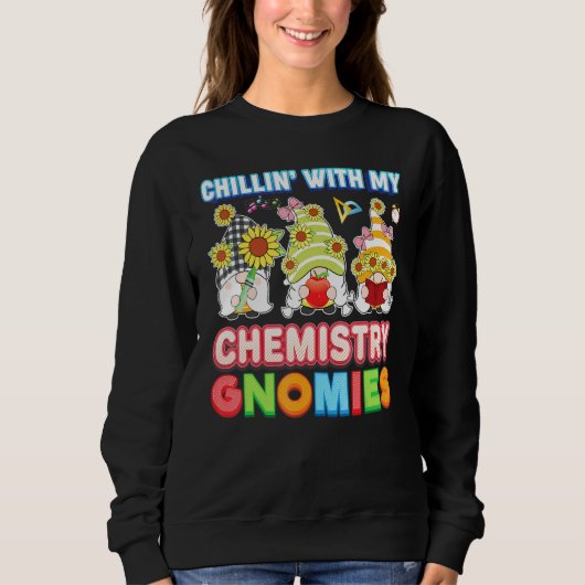 Kinder mit meiner Chemie-Gnomies-Lehrerin Kinderst Sweatshirt (Vorderseite)