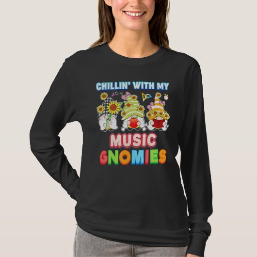 Kinder mit meiner Musik-Gnome-Lehrerin Kinderstude T-Shirt (Vorderseite)