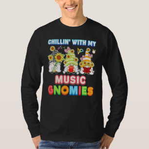 Kinder mit meiner Musik-Gnome-Lehrerin Kinderstude T-Shirt
