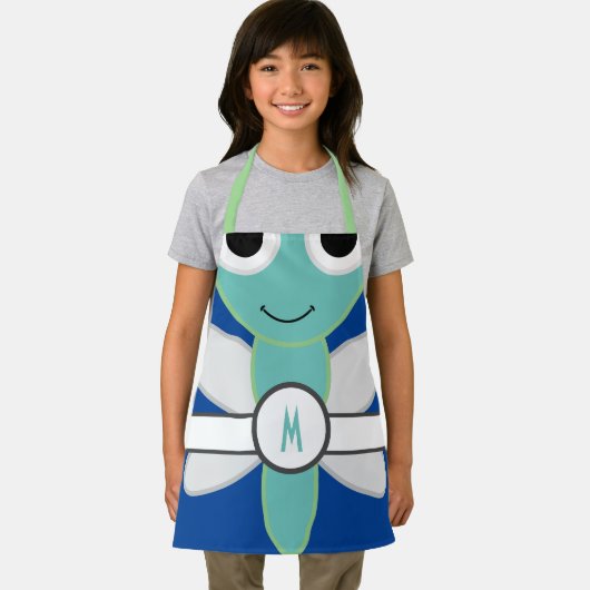 Kinder Mit Monogramm Dragonfly-Schürze Schürze (Insitu)