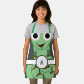 Kinder Mit Monogramm Raupe Schürze (Insitu)