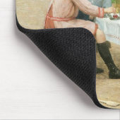 Kinder mit Nachmittagstee im Park Mousepad (Ecke)
