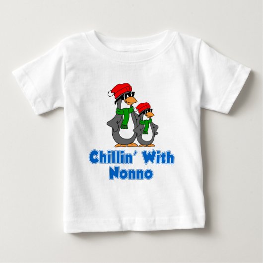 Kinder mit Nonno Baby T-shirt (Vorderseite)