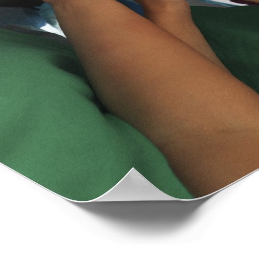 Kinder mit recycelnd Zeichen Poster (Ecke)