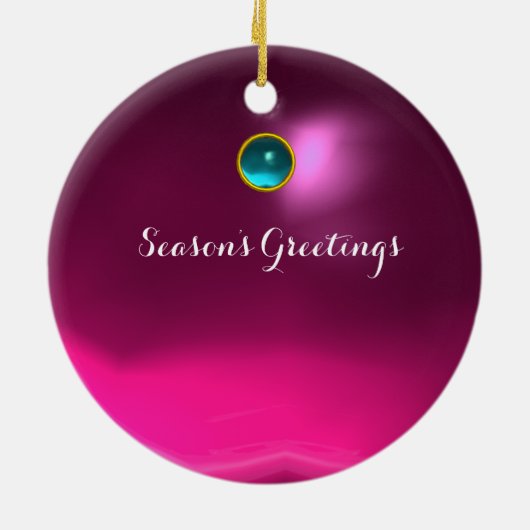 KINDER MIT SCHNEE KERAMIK ORNAMENT (Hinten)