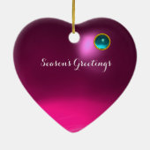 KINDER MIT SCHNEE KERAMIK ORNAMENT (Hinten)