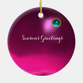 KINDER MIT SCHNEE KERAMIKORNAMENT (Hinten)