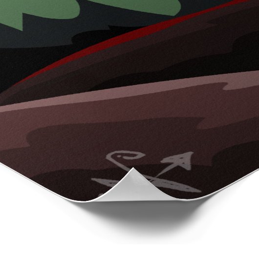 Kinder mit Schusswaffen Poster (Ecke)