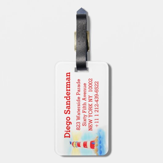 Kinder mit Wasserfarbe und Gepäckanhänger (Rückseite vertikal)