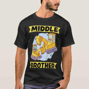 Kinder Mittelbruder 2023 Grabbagger T-Shirt