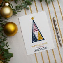 Kinder moderne minimalgeometrische Weihnachten