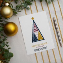 Kinder moderne minimalgeometrische Weihnachten