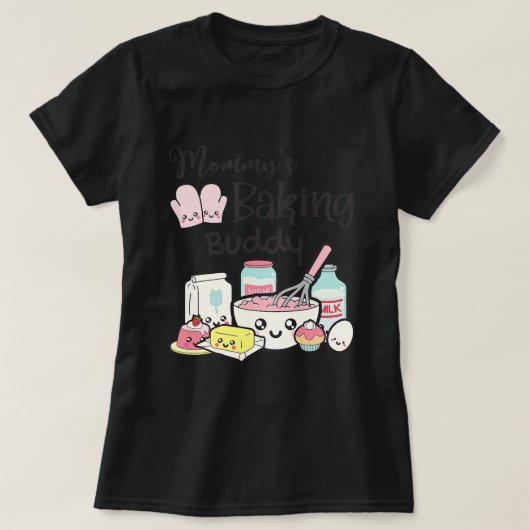 Kinder Mommys BackBuddy Backen Lover Baker Baby G T-Shirt (Design vorne)