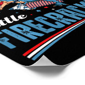 Kinder Mommys Little Firecracker Independence Day Poster (Ecke)