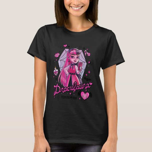 Kinder Monster High Draculara T-Shirt (Vorderseite)