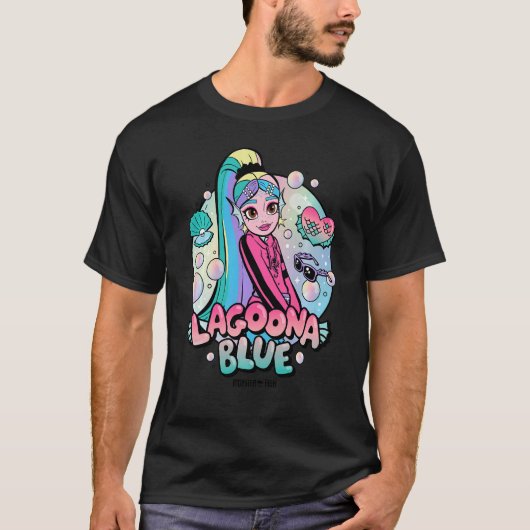 Kinder Monster High Lagoona Blauen Blasen T-Shirt (Vorderseite)