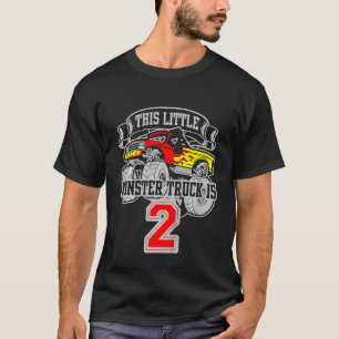 Kinder Monster LKW 2. Geburtstag Dieser kleine Mon T-Shirt