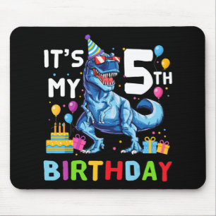 Kinder Monster Lkw 5. Geburtstag Junge 5 5 Jahre a Mousepad