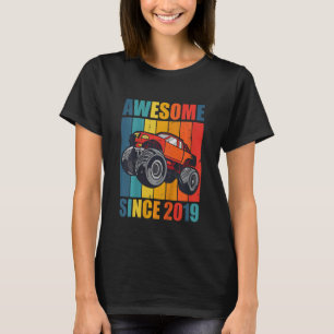 Kinder Monster Truck 3. Geburtstag Junge Phantasti T-Shirt