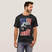 Kinder Monster Truck American Flag Racing Usa Patr T-Shirt (Vorne ganz)