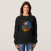 Kinder Monster Truck I Kinder I Auto Sweatshirt (Vorne ganz)