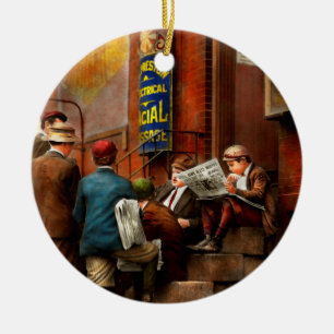 Kinder - Morgen 1910 treffend Keramikornament