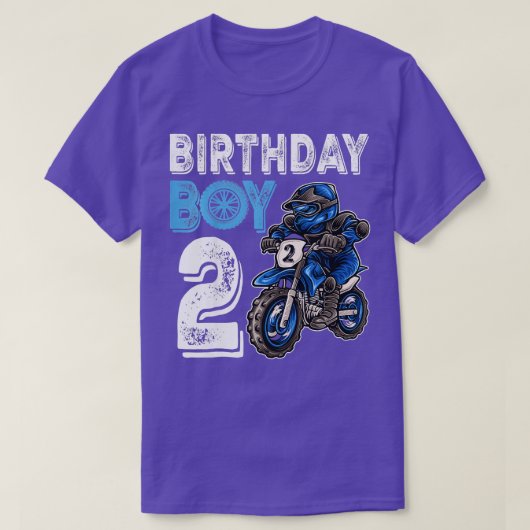 Kinder Motocross MX 2. Geschenk 2 Jahr Altes Dirt T-Shirt (Design vorne)