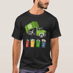Kinder Müllwagen Abfall Müll Recycling T Bekleidun T-Shirt