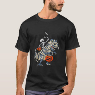 Kinder Mummy Dinosaurier T Rex Skeleton Candy Bats T-Shirt