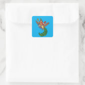 Kinder-Murugan-Aufkleber Quadratischer Aufkleber (Tasche)