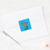 Kinder-Murugan-Aufkleber Quadratischer Aufkleber (Umschlag)