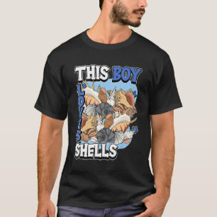 Kinder Muschel Zitat Mussel Clam Seashell Dieser J T-Shirt