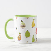 Kinder-Muster aus lustigen Birnen Tasse (Links)